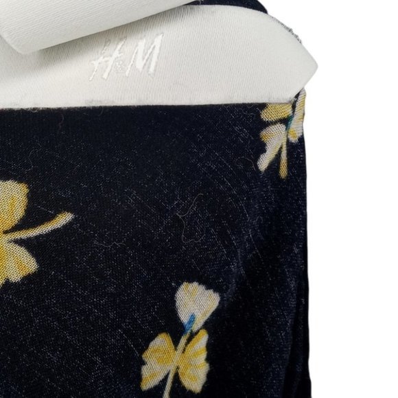 H&M Long Sleeve Blouse Work Summer Puff Sleeve Top Size 2 - Picture 8 of 13